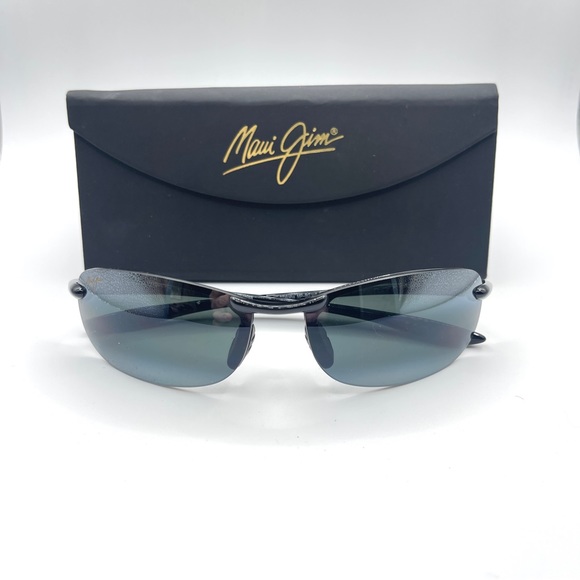 Maui Jim Accessories Maui Jim Mj Sport Makaha 4502 Black Sunglasses Polarized Rimless